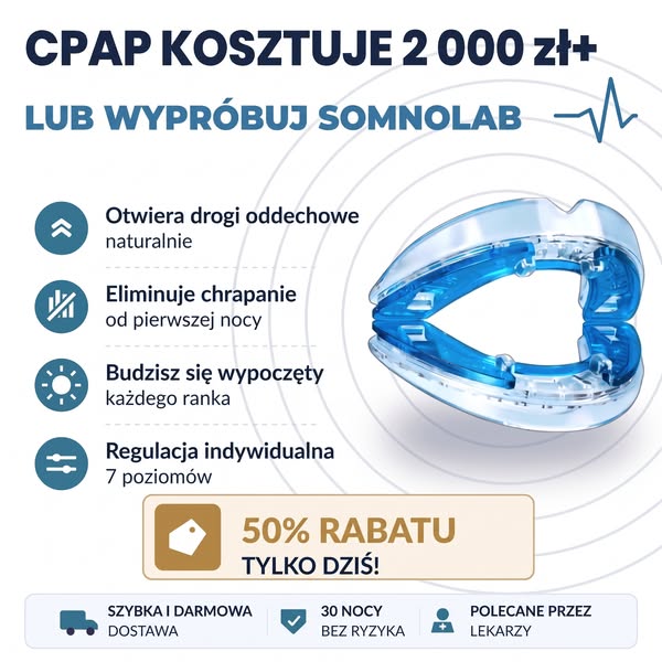 Pozbądź się chrapania już od pierwszej nocy – SomnoLab (+ HIGIENICZNE