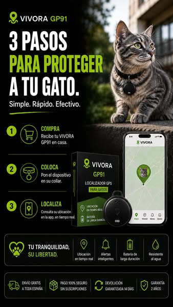 Protege a tu gato con VIVORA GP91