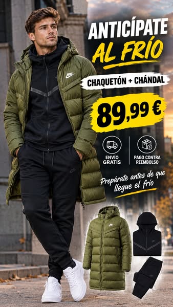OFERTÓN Chandal + Abrigo 89,99€
