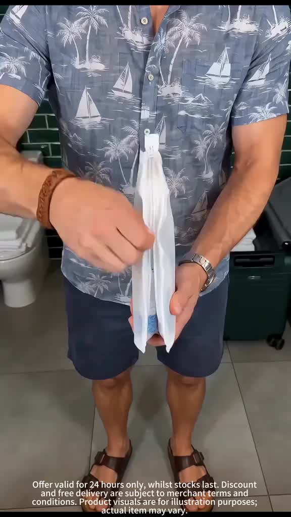 Waterproof Standing Toiletry Bag