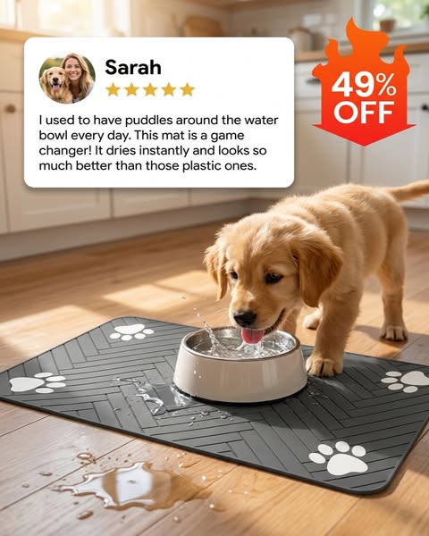 Diatomaceous Pet Food Mat