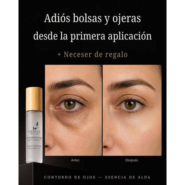 Contorno Ojos Efecto Flash | Bolsas y Ojeras | Esencia de Alda
