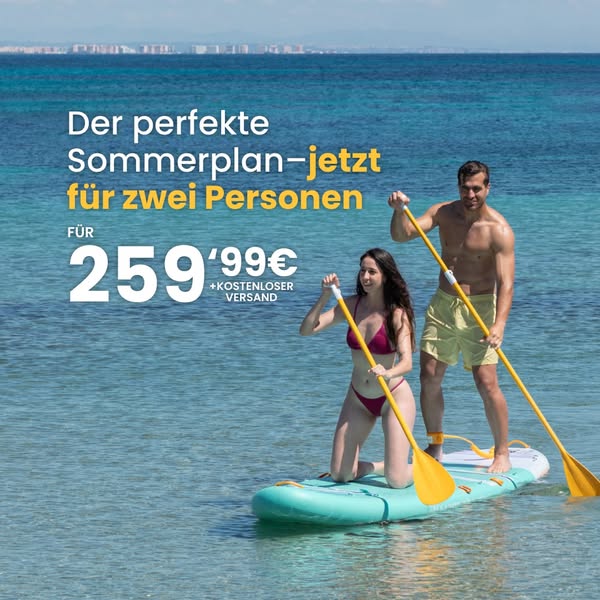 Stand-up-Paddling macht zu zweit noch mehr Spaß
