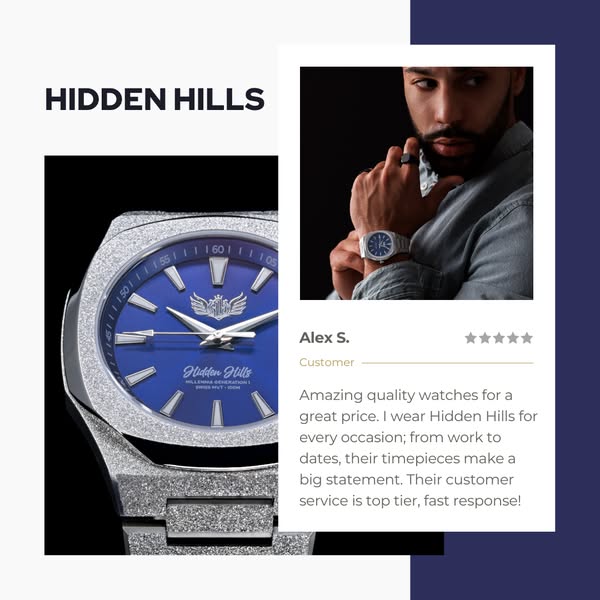 Anúncio de Hidden Hills Watch Co.