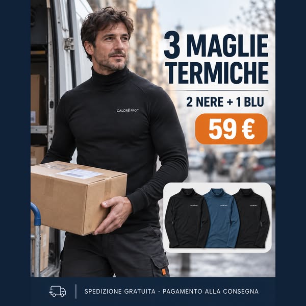 Pack da 3 maglie termiche uomo