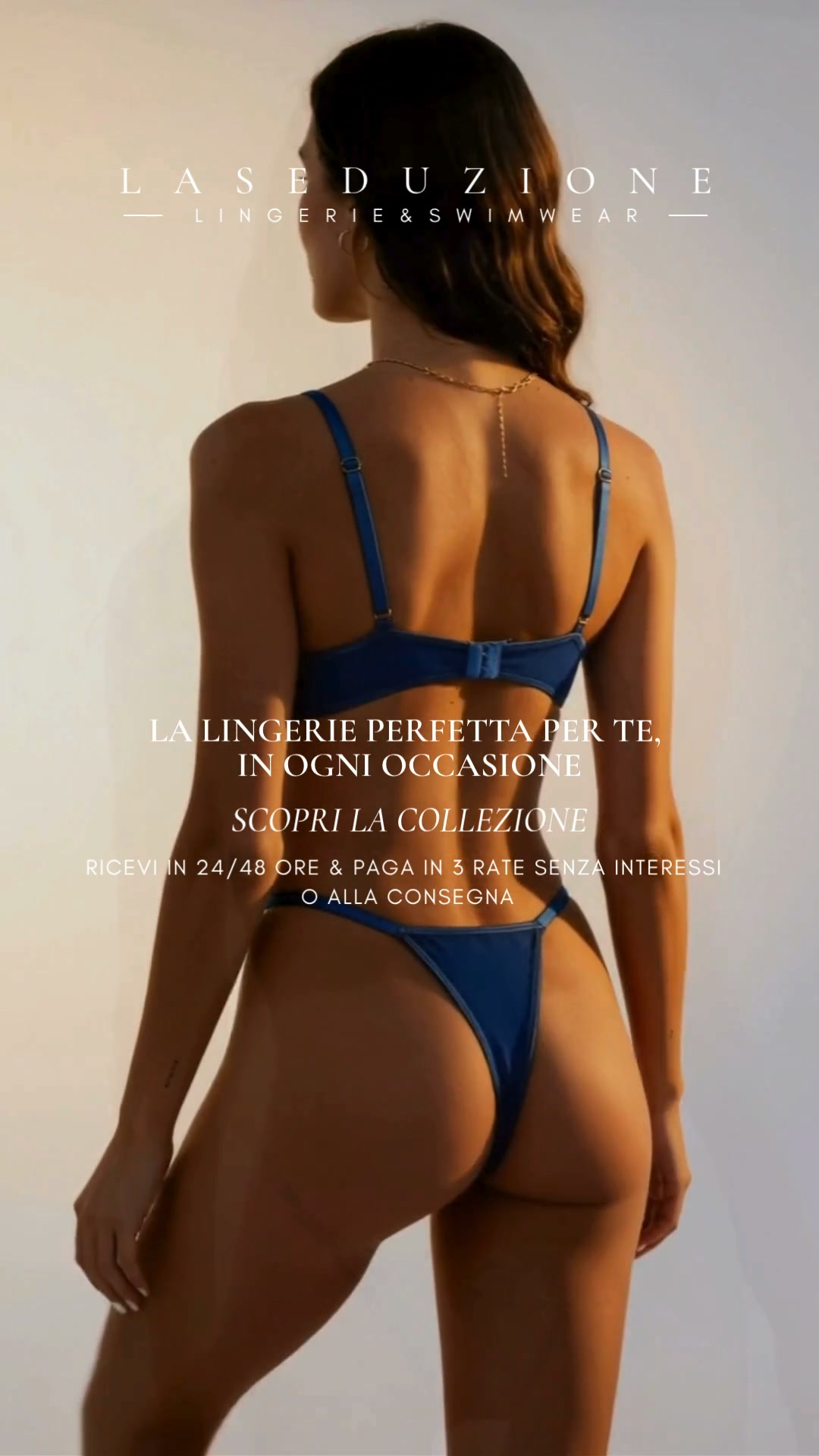 Seducente, raffinata, irresistibile. Scopri la lingerie che accende ogni momento.
