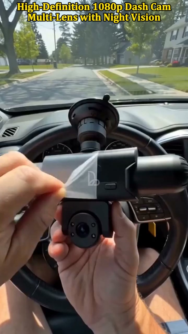 HD 1080P Dashcam met Meerdere Lenzen & Nachtzicht