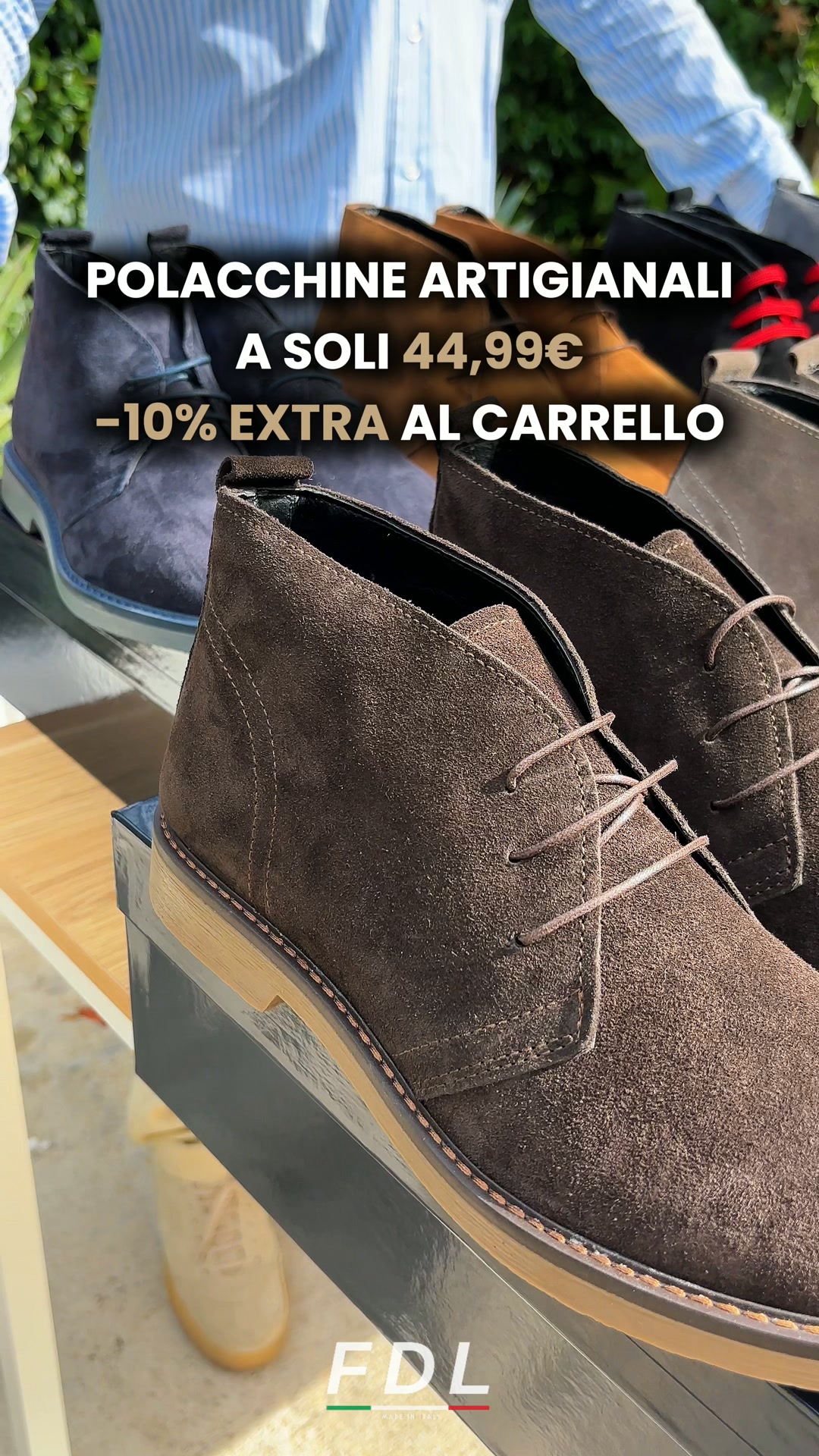 Nuove Polacchine Artigianali a 44,99€ e -10% extra al carrello