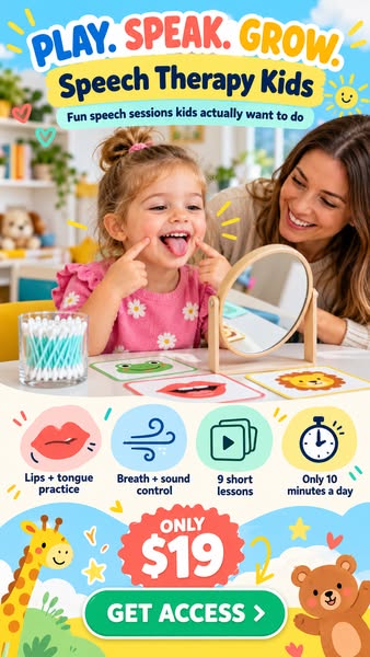 Speech Therapy That Feels Like Playtime