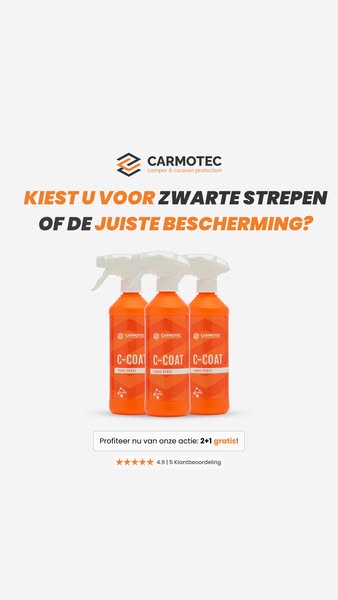 Uw camper of caravan beschermen was nog nooit zo makkelijk.