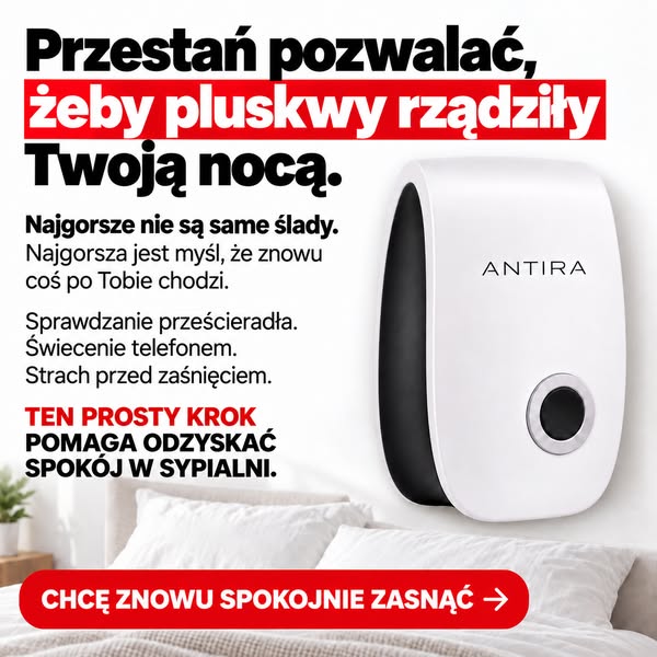 Pluskwy zostają, kiedy gasisz światło.