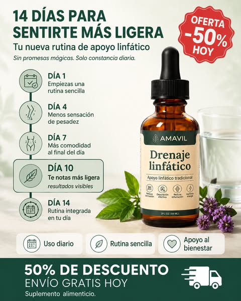 Gotas para Drenaje Linfatico