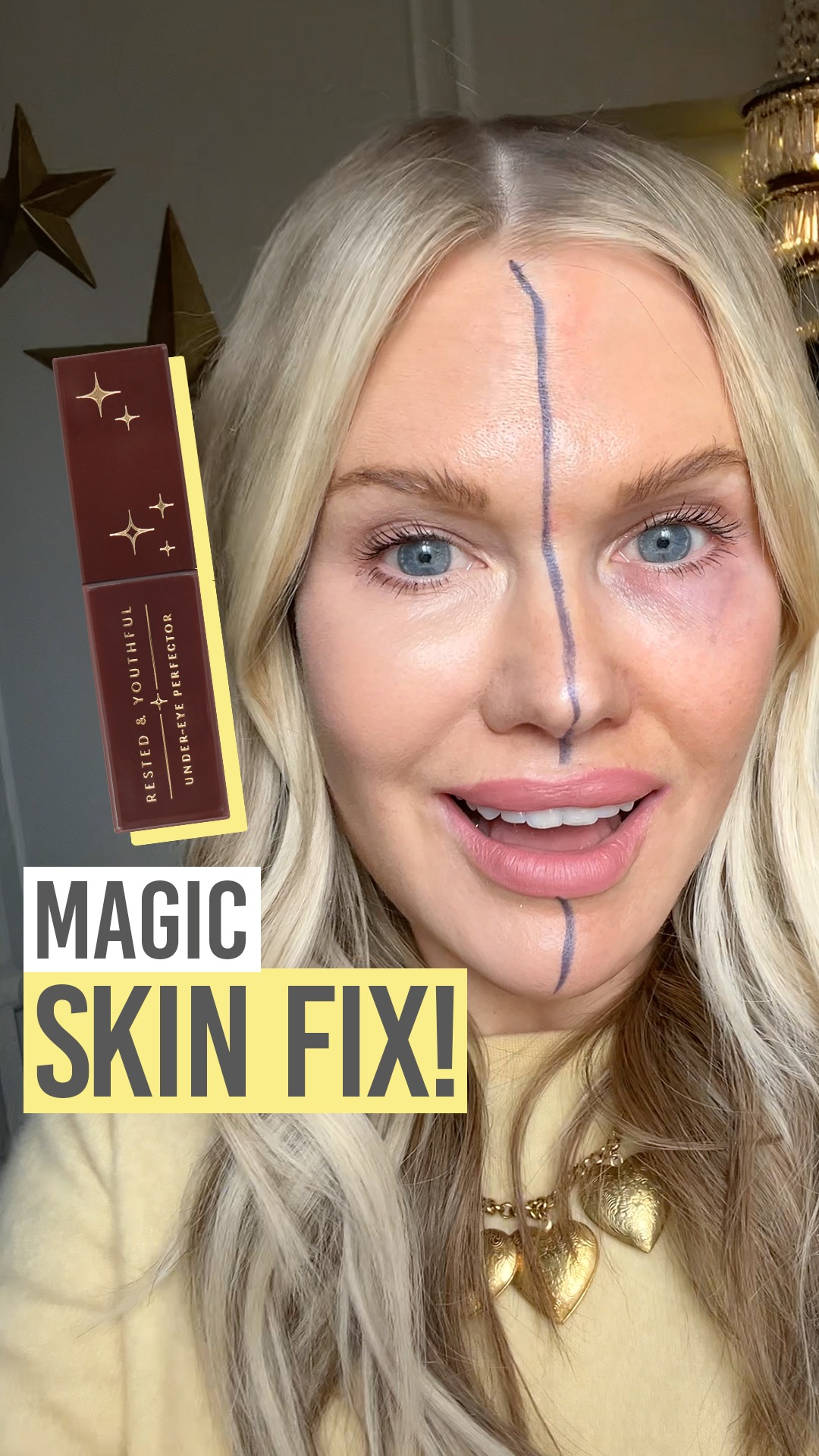 LOOK RESTED IN SECONDS