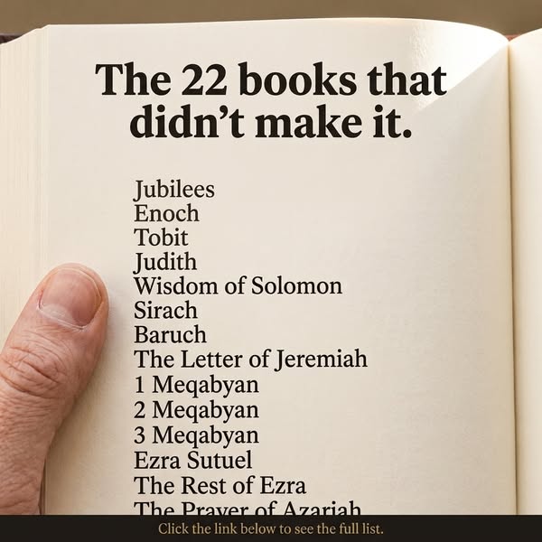 Your bible might be incomplete