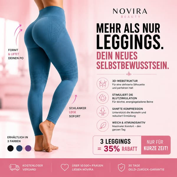 Fühl dich wohl in deiner Haut – NOVIRA 3D Leggings