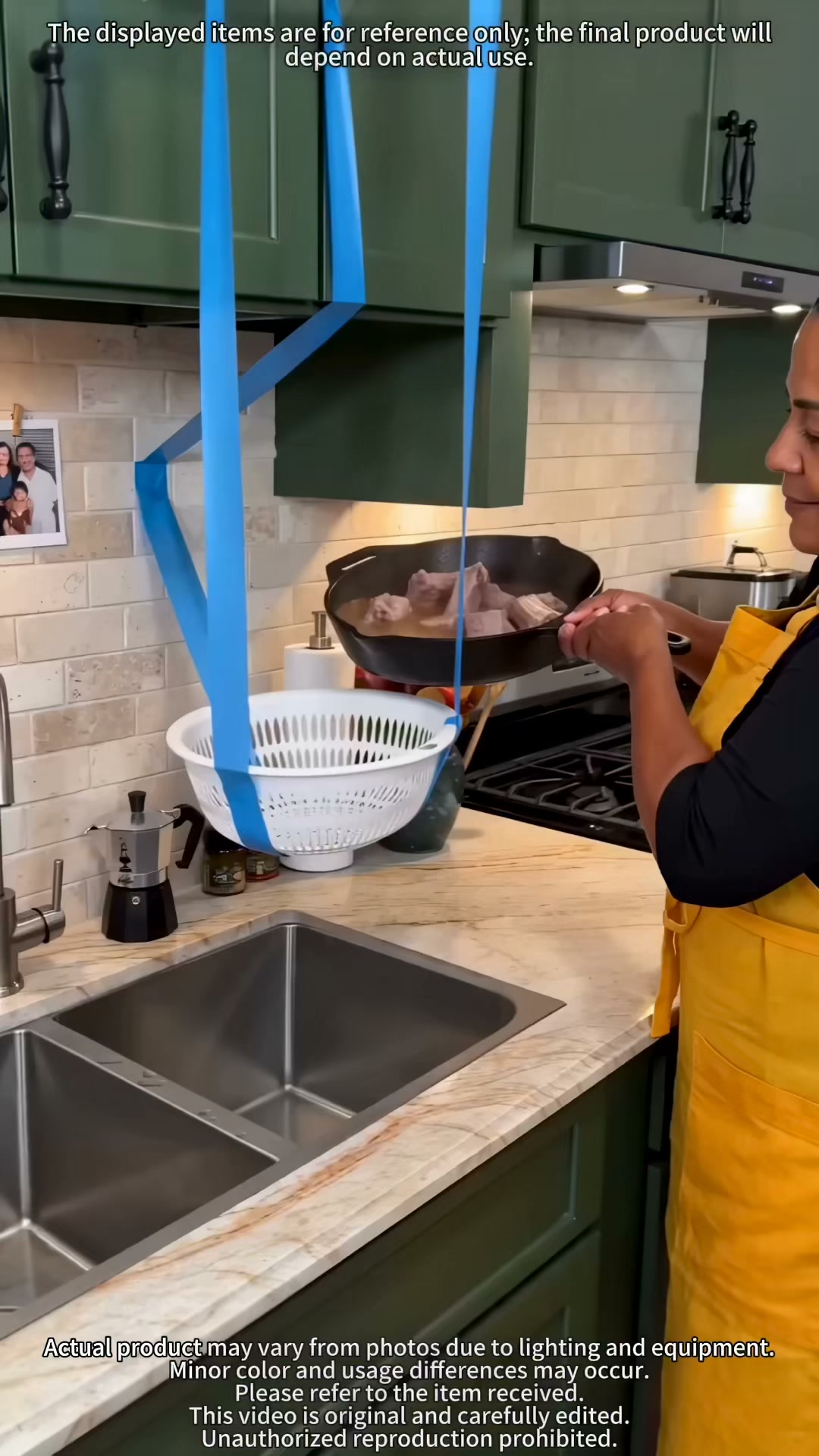 Summer Limited-Time 50% OFF Stainless Steel Adjustable Over-the-Sink Drainer Basket