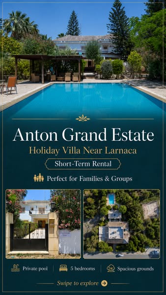 Holiday Villa Near Larnaca