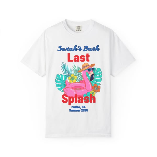 Tropical Flamingo Last Splash T-Shirt