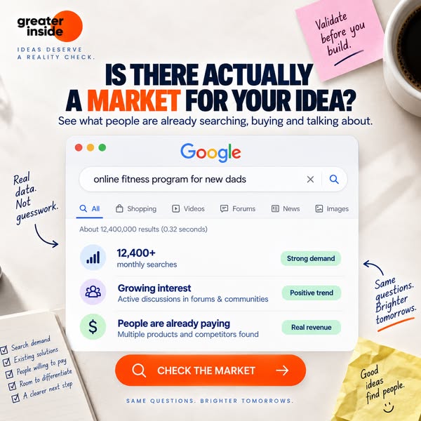 Is there actually a market for your idea?
