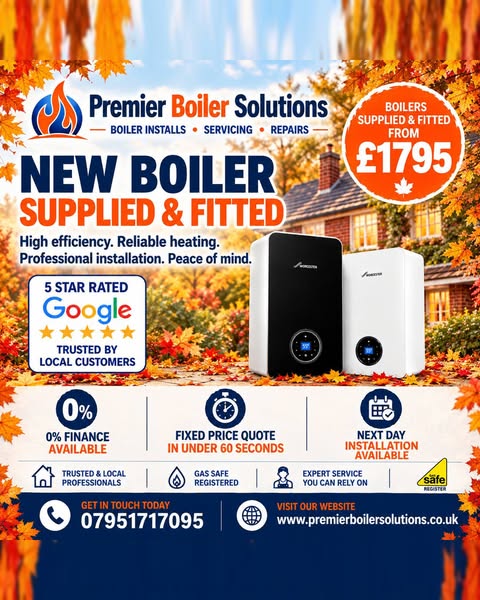 Need a New Boiler? Fixed Price in 60 Seconds
