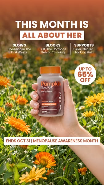Thicker, Fuller Hair Through Menopause — Naturally