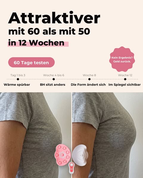 Straffere Brust in 15 Min. am Abend — ohne OP
