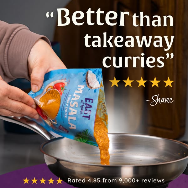 Restaurant quality Indian food, delivered
