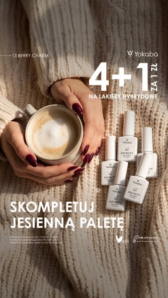 4+1 GRATIS: Lakiery Hybrydowe INFINITY