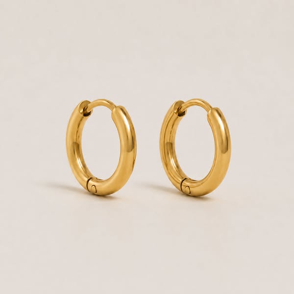 Elegant Gold Hoop Earrings