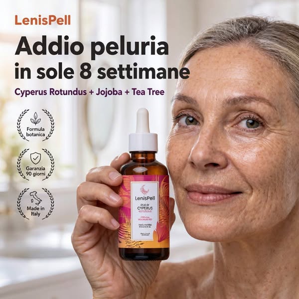 Addio peli sul viso