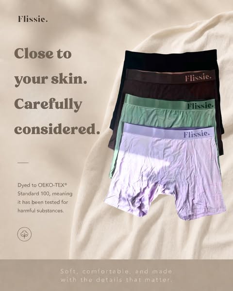 Flissie Women's Bamboo Boxers | 6 inch Leg, UK 8 to 30