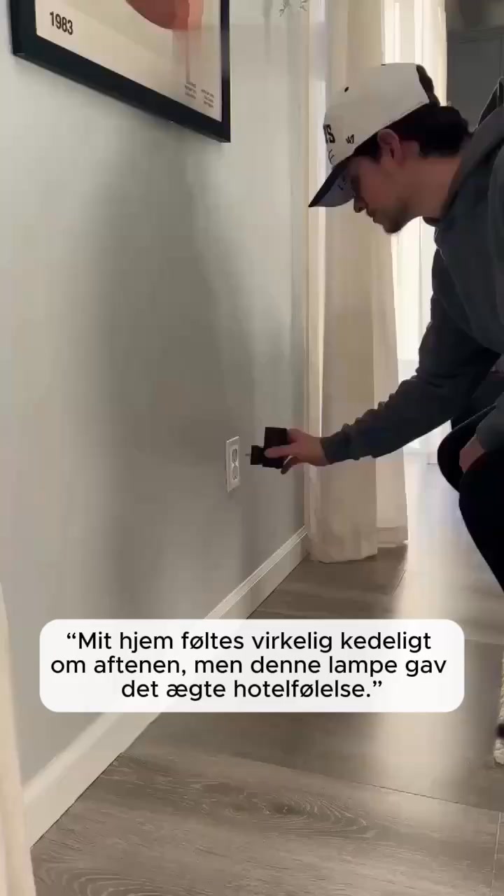 Lampen, der tænder sig selv – hver aften