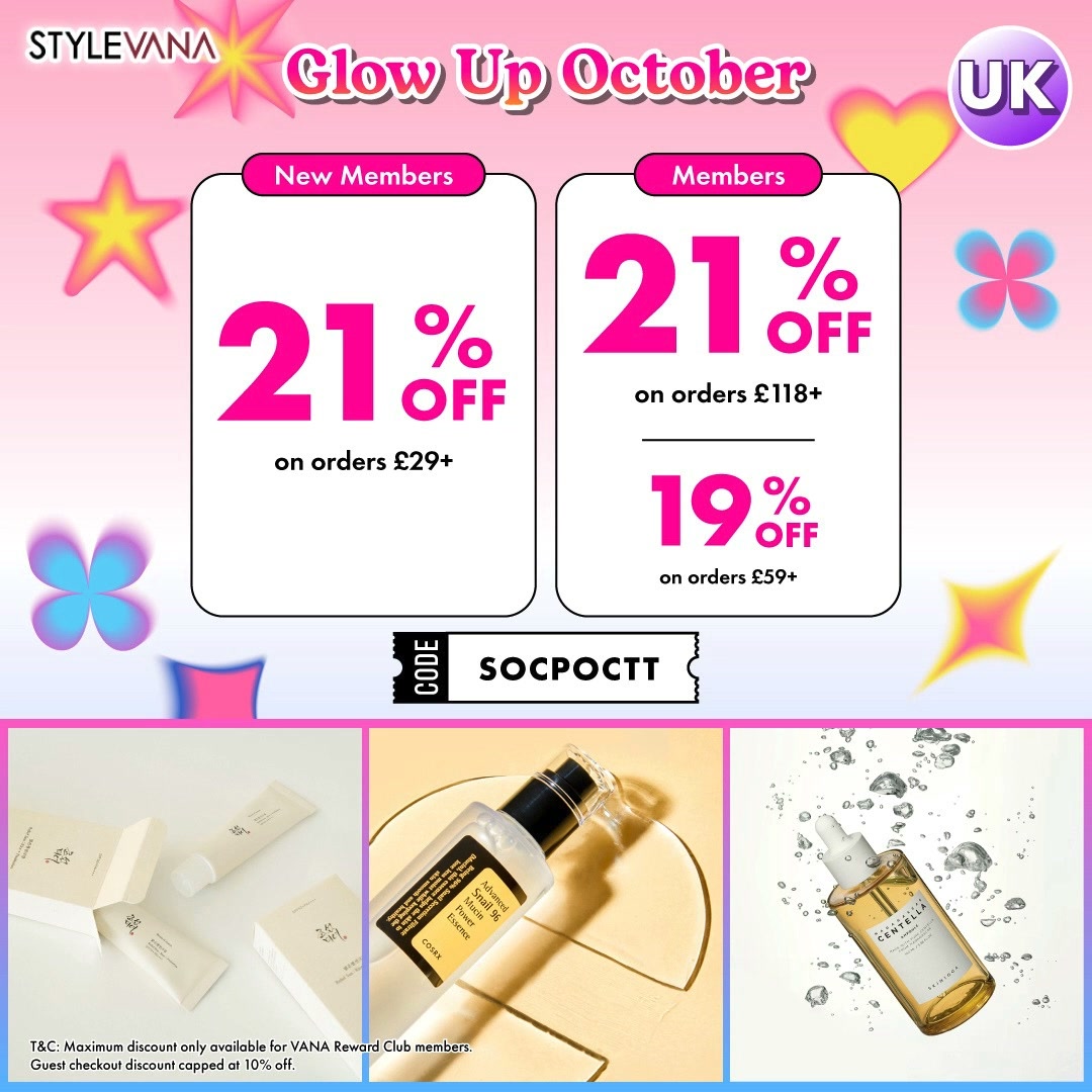 Use [𝐒𝐎𝐂𝐏𝐎𝐂𝐓𝐓] for 𝐄𝐗𝐓𝐑𝐀 𝟐𝟑% on Suncare items + 𝐄𝐗𝐓𝐑𝐀 𝟐𝟏% on the rest items!