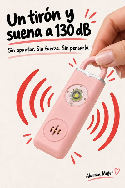 Un tirón y suena a 130 dB