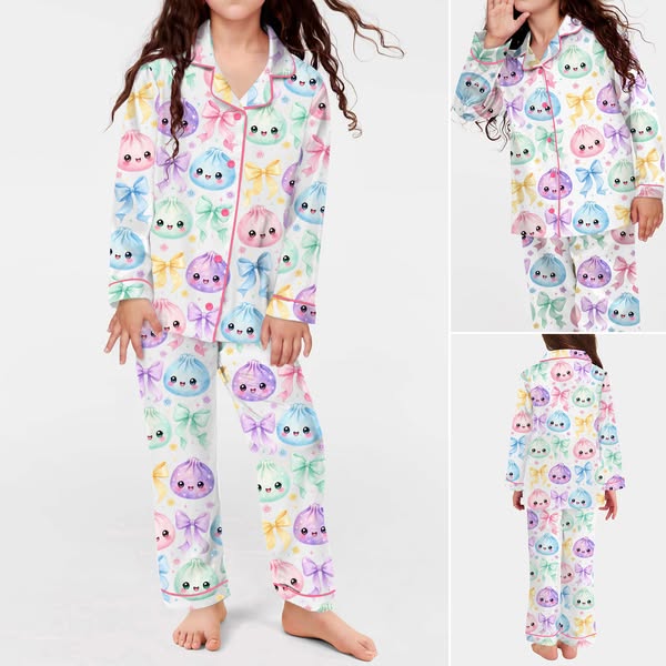 SALE! Kawaii Dumpling Pajama Set For Kids