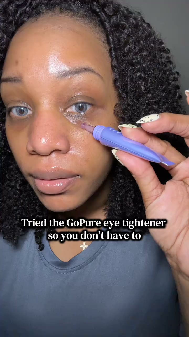 A little gel, a fresher-looking eye area