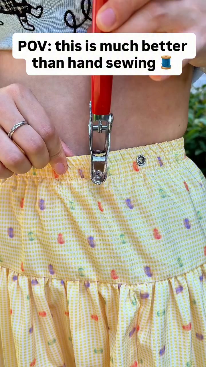 No-Sew Snap Fastener Repair & DIY Kit