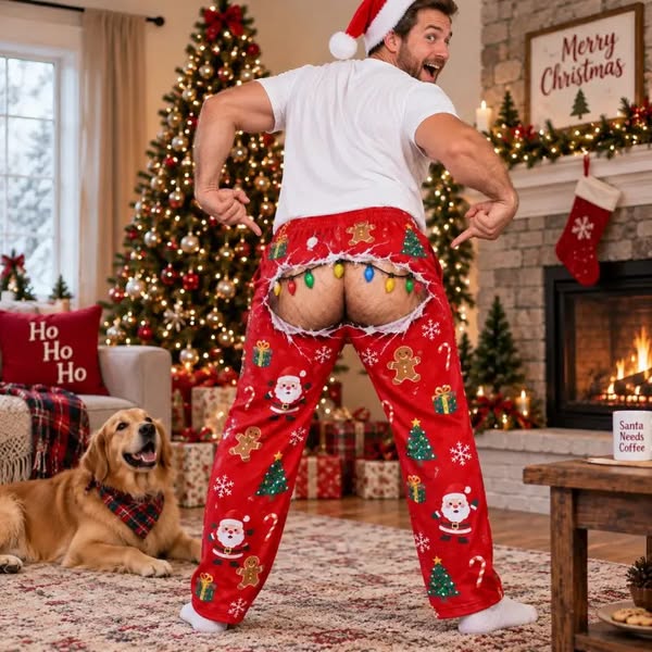 Funny Custom Ugly Christmas Pajama Pants
