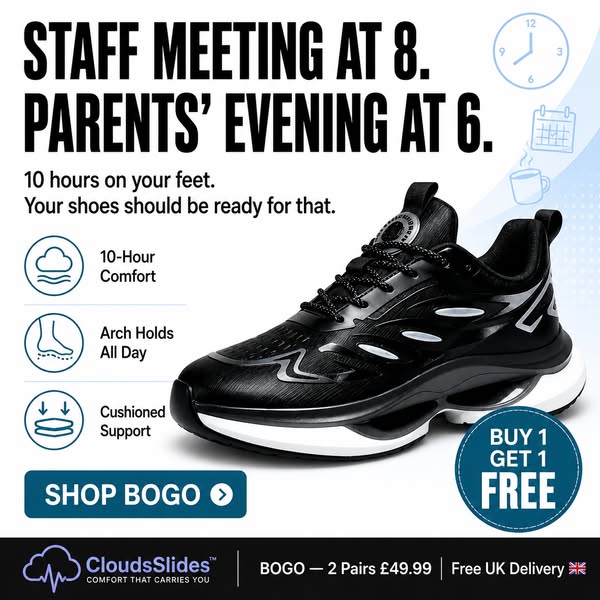 2 Pairs For £49.99 · Built For 12-Hour Shifts