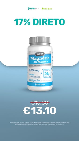 Alpha Magnésio Di Malato 60 cápsulas – Bio-Hera