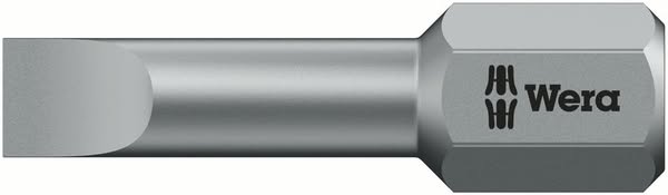 Wera 05056210001 800/1 TZ bits, 0.6 x 4.5 x 25 mm