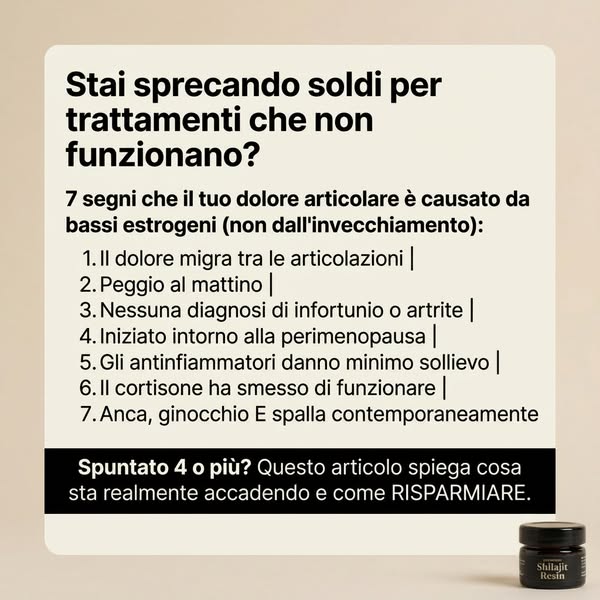 Non sapevo che la carenza di estrogeni fosse così grave...