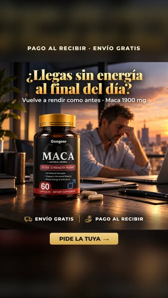 Maca 1900 mg · Envío gratis y pago al recibir