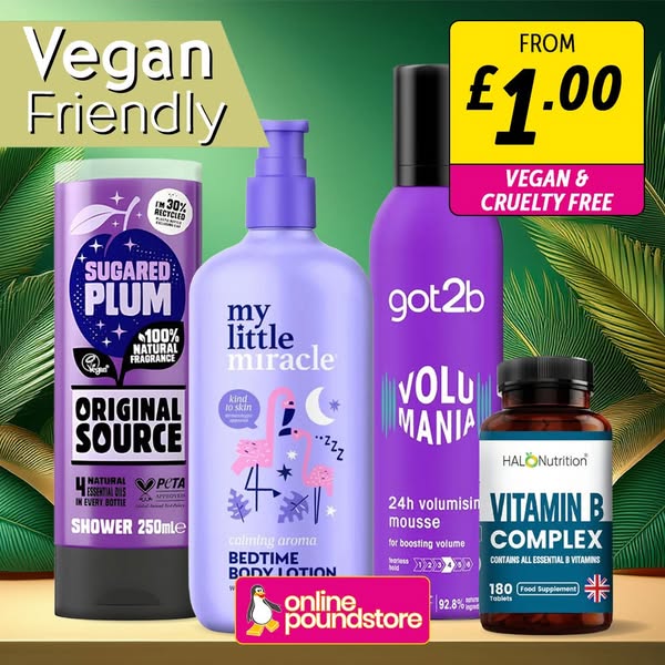 Shop vegan-friendly everyday essentials