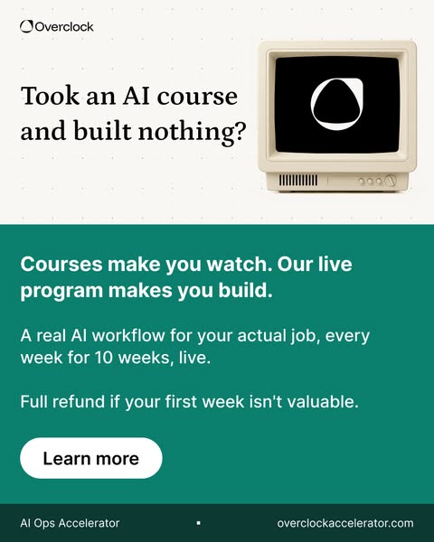 Build Useful AI Workflows in 10 Weeks