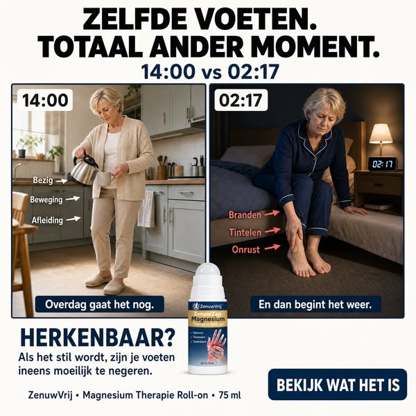 14:00 vs 02:17: dezelfde voeten, ander moment.
