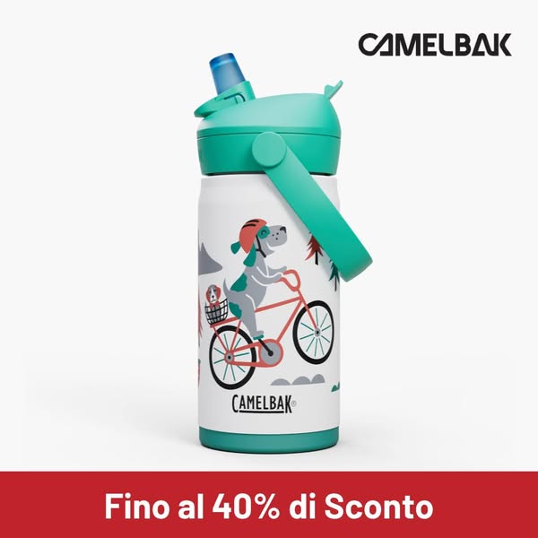 Borraccia Termica Per Bambini Thrive™ Flip Straw Da 350ml In Acciaio Inossidabile