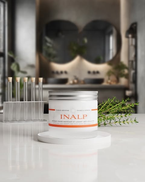 Masque Visage Matifiant & Lissant Anti-Pollution Inalp