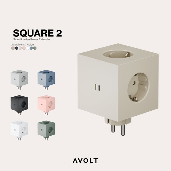 The Square 1 USB-C is a stylish and functional power strip, perfect for homes, offices, and public spaces.