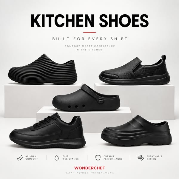 Professional Chef Shoes — 2nd Pair 50% OFF + Free Worldwide Shipping